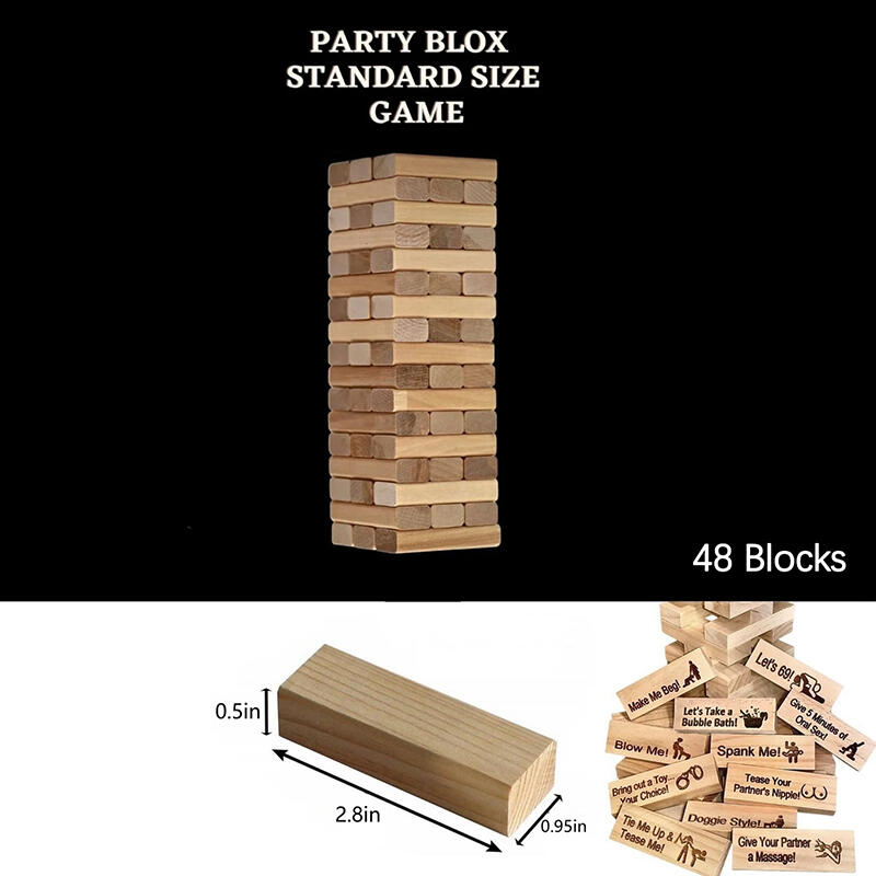 Adult Block Tower Couple Game