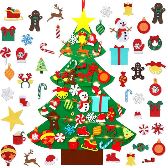 Felt Christmas Tree Set with 41PCS